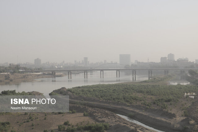آلودگی هوا در ۱۴ شهر خوزستان/ هویزه در وضعیت «بنفش»