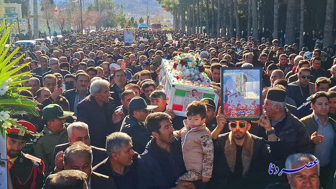 بدرقه باشکوه قهرمانان ایران