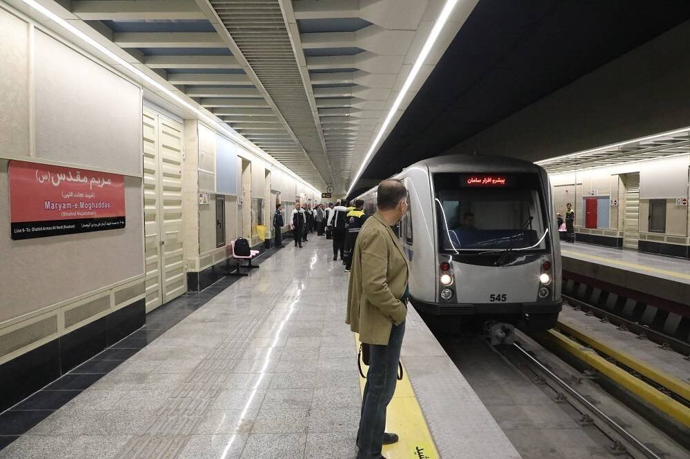 رشد ۱۰ درصدی سفرهای خط ۶ با افتتاح یک ایستگاه