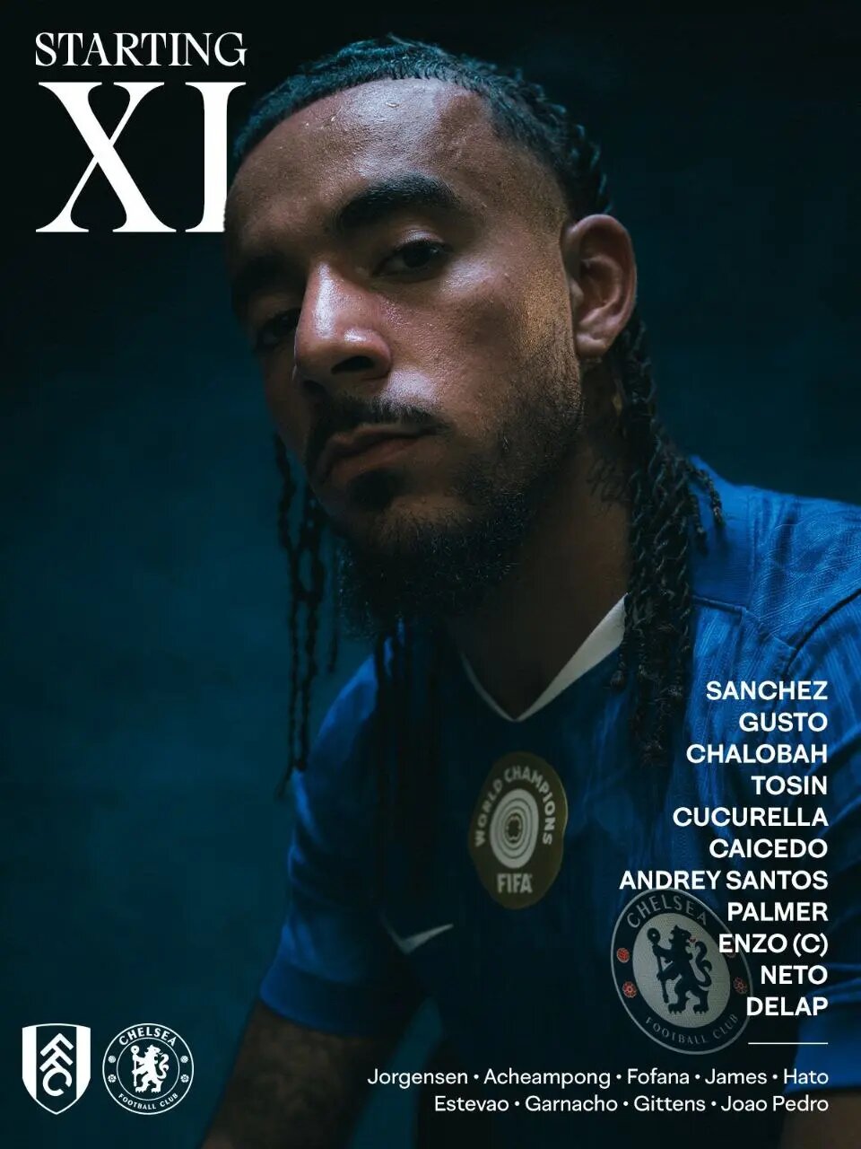 اعلام ترکیب چلسی مقابل فولام