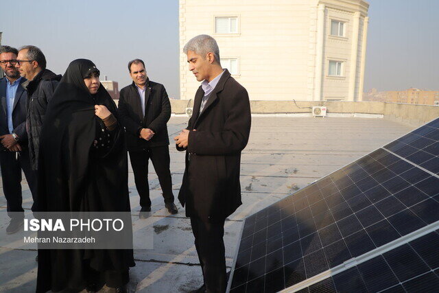 بهره‌برداری از پنل خورشیدی هیبریدی جهاد دانشگاهی آذربایجان شرقی 