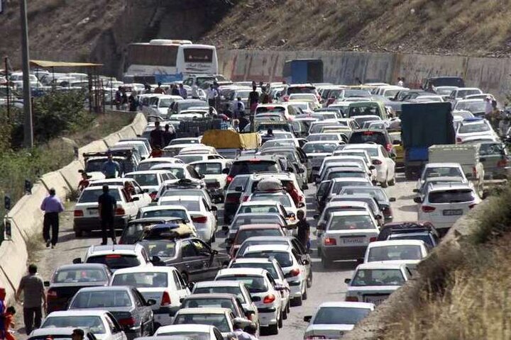 ترافیک سنگین در ورودیهای غربی و جنوبی تهران