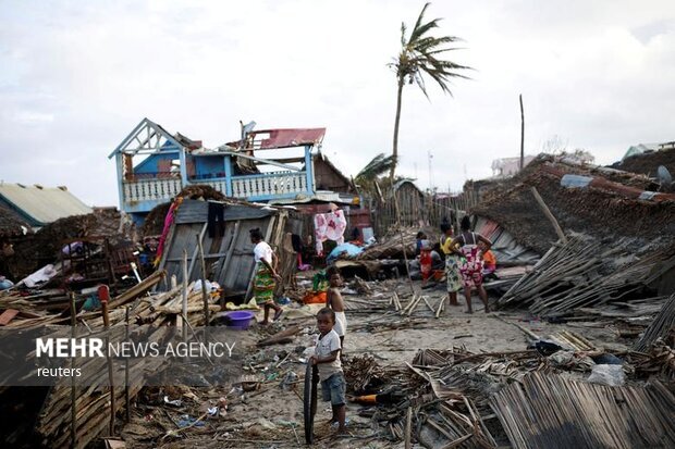 باران‌های شدید در ماداگاسکار جان ۱۱ نفر را گرفت