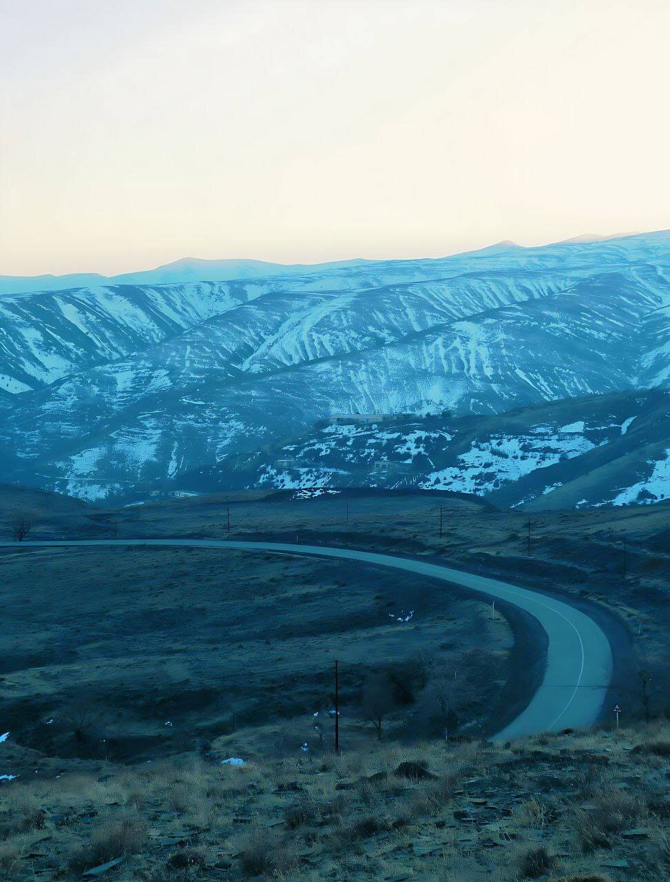 طبیعت زمستانی روستای ازغد از لنز دوربین شهروندخبرنگار