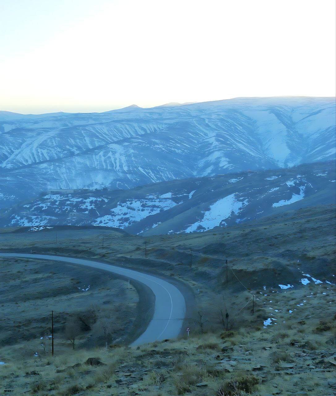 طبیعت زمستانی روستای ازغد از لنز دوربین شهروندخبرنگار