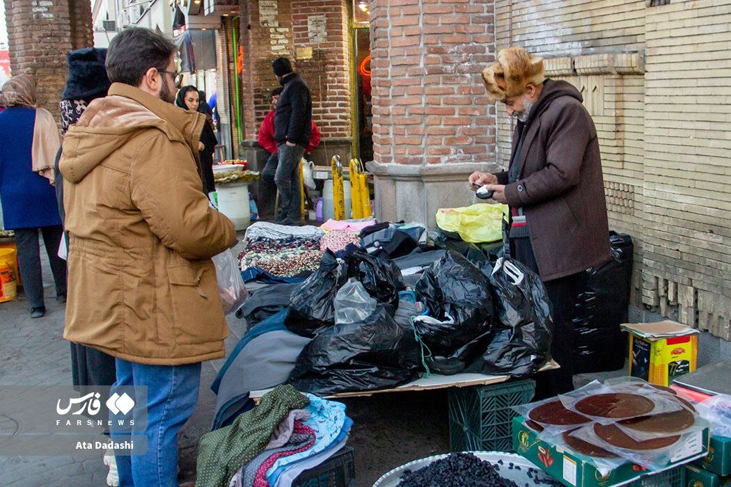 تپش زندگی بازار تاریخی تبریز در سرمای ۱۷ دی