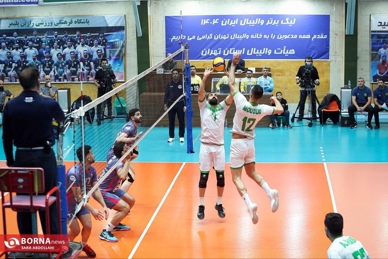 دیدار تیم های والیبال صنعتگران امید - پاس گرگان