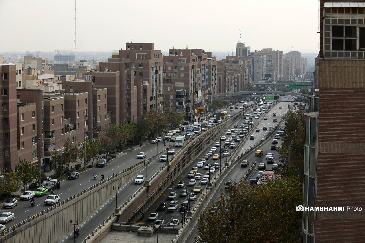 نخستین بزرگراه بدون گاردریل تهران