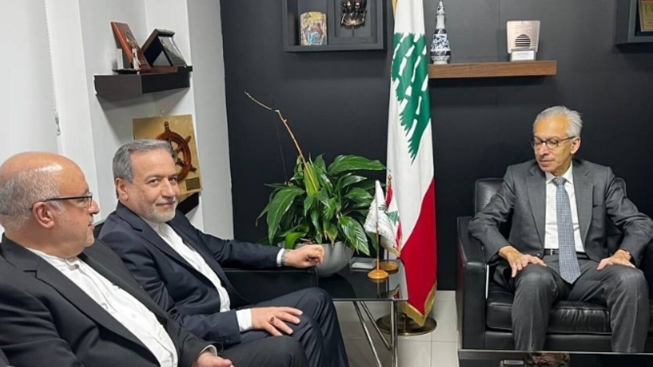 دیدار وزیر خارجه با وزیر اقتصاد لبنان