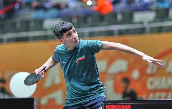 بنیامین فرجی در جمع برترین ورزشکاران تنیس روی میز جهان