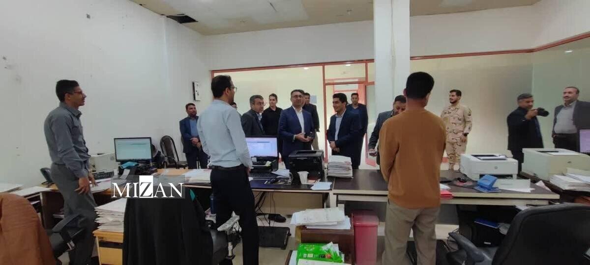 بازدید رئیس کل دادگستری هرمزگان از حوزه قضایی جزیره قشم