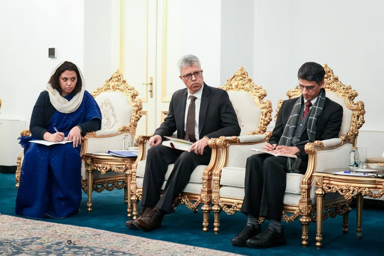 دیدار و گفتگوی علی لاریجانی با معاون مشاور امنیت ملی جمهوری هند + عکس