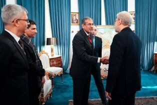 دیدار و گفتگوی علی لاریجانی با معاون مشاور امنیت ملی جمهوری هند + عکس