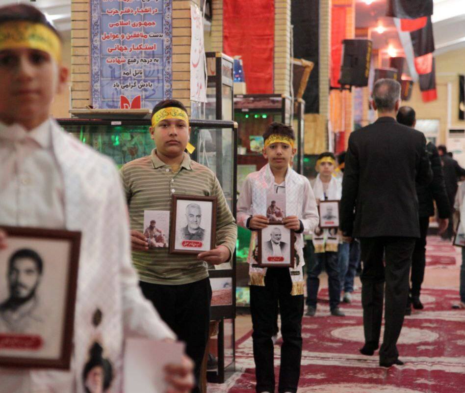 مراسم بزرگداشت سی و نهمین سالگرد شهادت شهید عباس شریفی در لارستان + عکس
