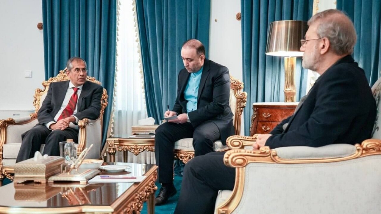 دیدار لاریجانی و معاون مشاور امنیت ملی هند