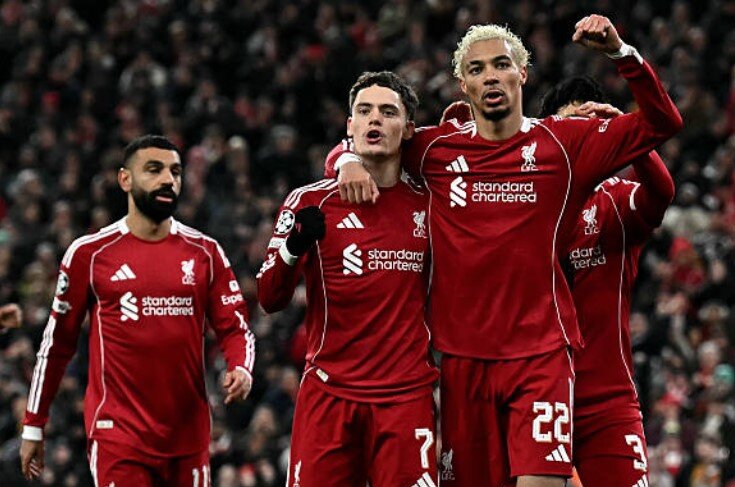 لیورپول 6-0 قرهباغ؛ طوفان قرمزها در آنفیلد