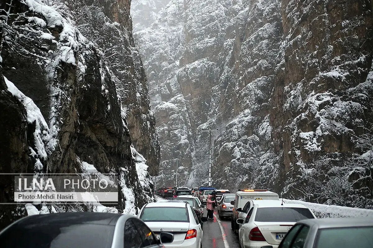 ترافیک سنگین در ۵ محور اصلی/ ۶ محور مسدود است