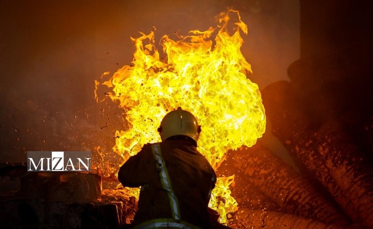 ۲ فوتی درپی آتش‌سوزی در شهرک صنعتی کاوش البرز