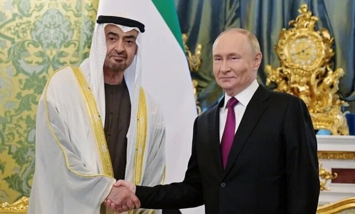 پوتین در دیدار با رئیس امارات: روسیه از نزدیک تحولات ایران را زیر نظر دارد