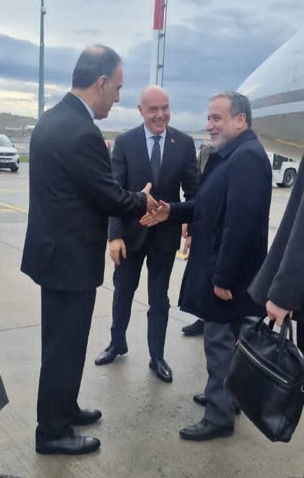 عراقچی وارد فرودگاه استانبول شد