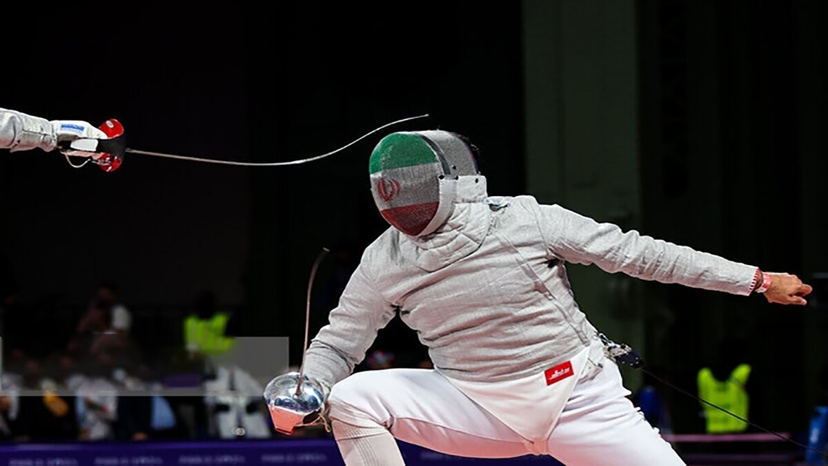 آیسان گنجی به مرحله حذفی کاپ جهانی جوانان شمشیربازی رسید