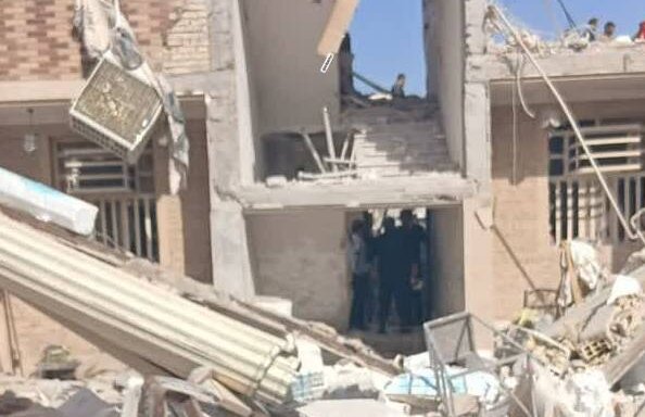 انفجار گاز در منطقه کیانشهر اهواز