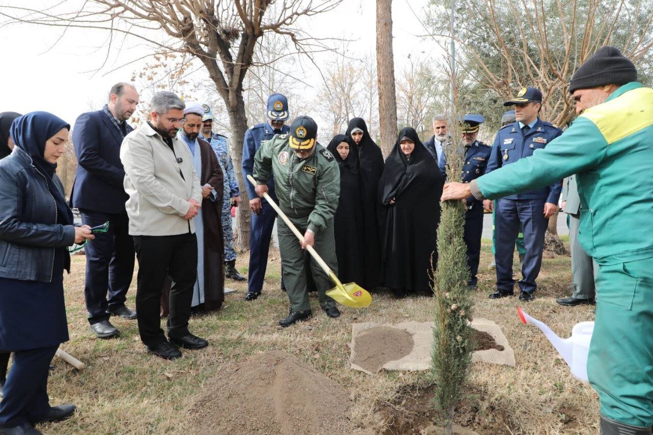 کاشت نهال در شرق تهران
