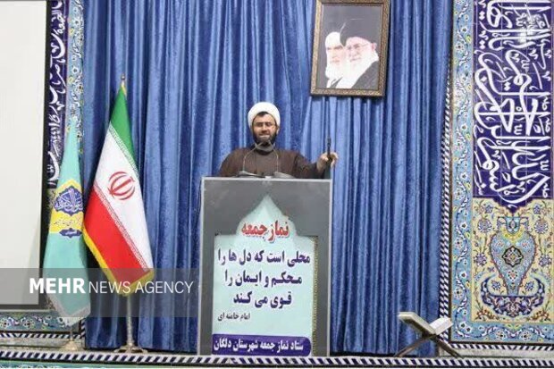 امام جمعه دلگان: حماسه ۲۲ بهمن سیلی محکم ملت ایران بر دهان استکبار بود