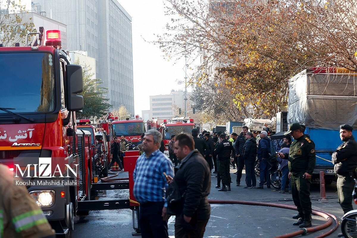 انفجار مواد محترقه در تهران ساختمان دو طبقه را تخریب کرد