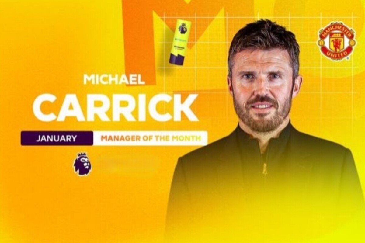 مایکل کریک مربی ماه ژانویه لیگ برتر انگلیس شد