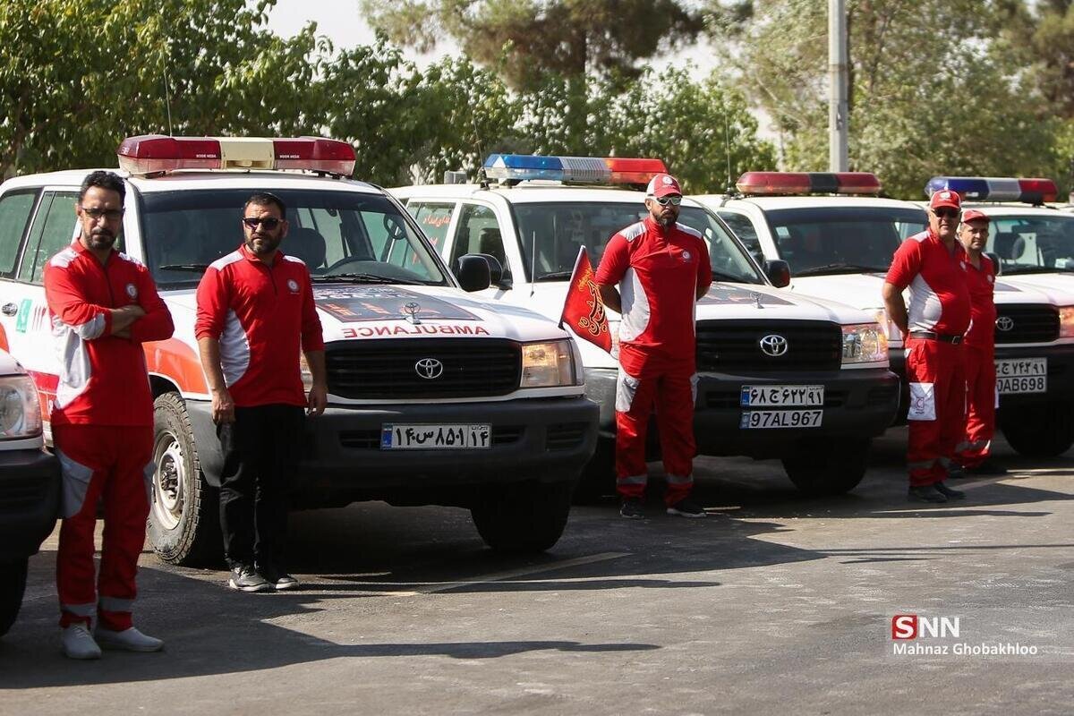 آماده‌باش تیم عملیاتی هلال احمر درپی ورود سامانه بارشی جدید به کشور