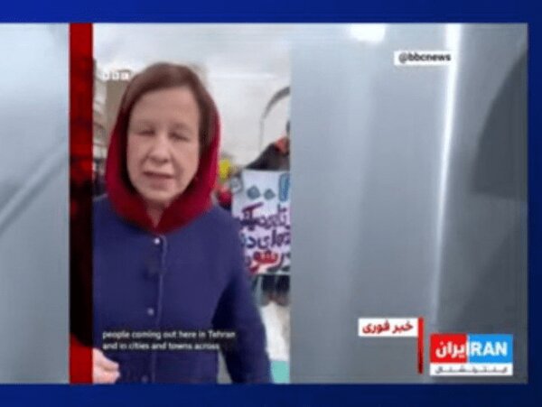 عصبانیت اینترنشنال از خبرنگاران خارجی راهپیمایی ۲۲ بهمن