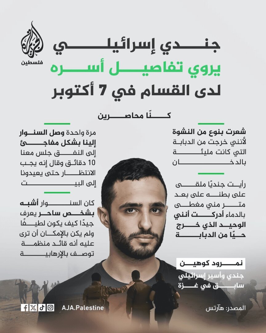 ملاقات نظامی اسرائیلی با السنوار در تونل | سوژه عکس معروف عملیات طوفان‌الاقصی از دیدار با فرمانده می گوید