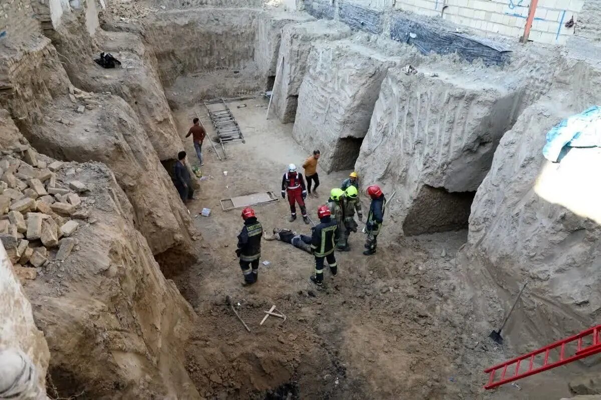 مرگ پیرمرد کارگر در گودبرداری ساختمانی در طبرسی مشهد