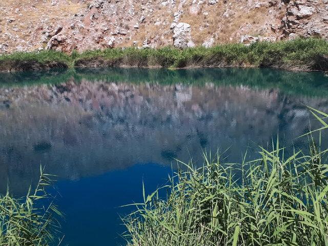 شگفتی دریاچه دوقلوی سیاهگاو آبدانان؛ آبی که از دل زمین میجوشد