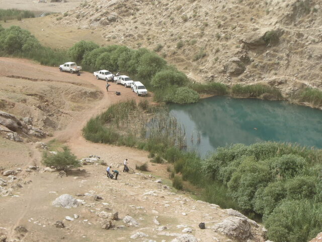 شگفتی دریاچه دوقلوی سیاهگاو آبدانان؛ آبی که از دل زمین میجوشد