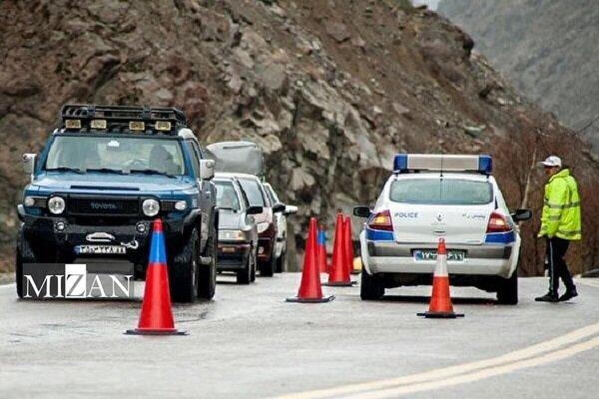 مسدود شدن موقت محور کرج چالوس تا ۱۸ اسفند