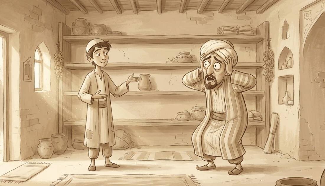 تاجری که حسابی بدبخت شد!