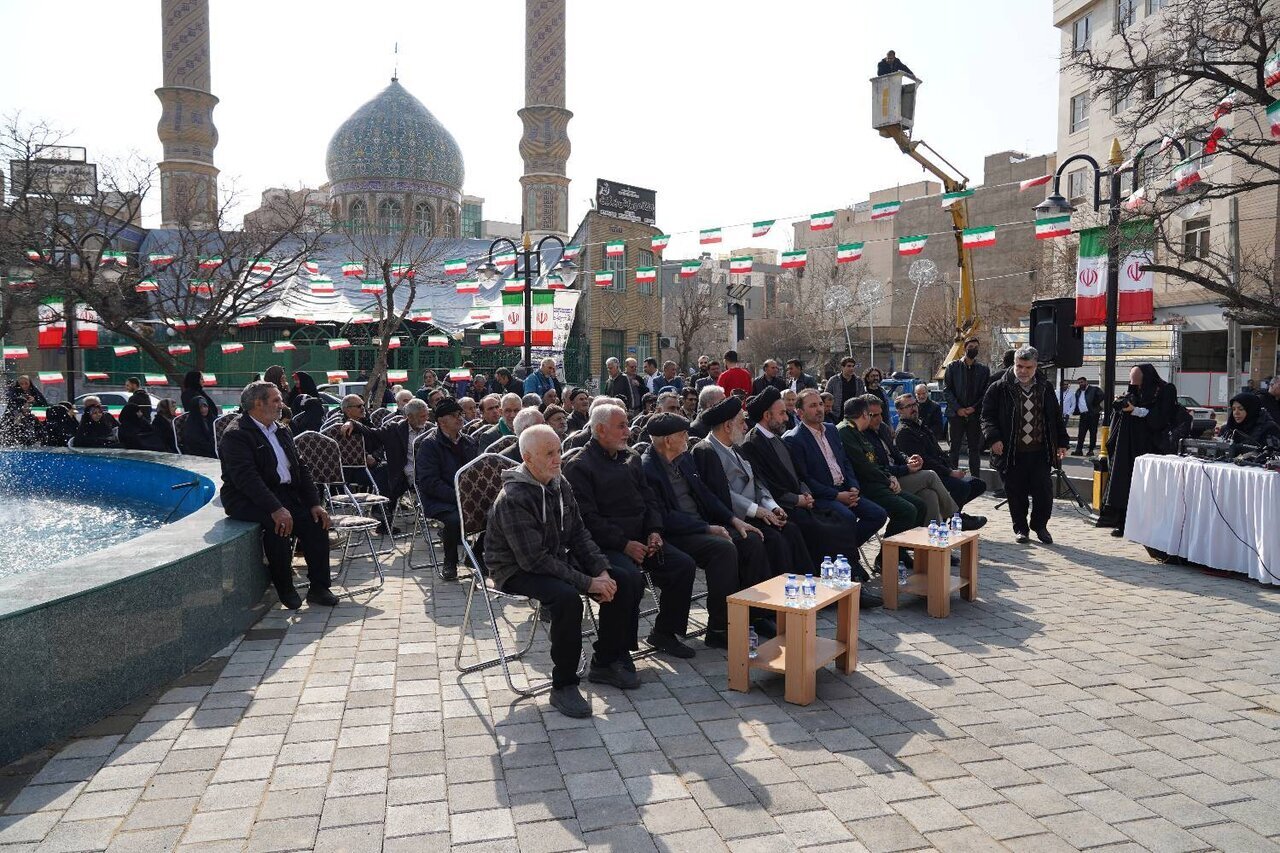 رونمایی از تندیس «سرباز وطن» در شرق تهران