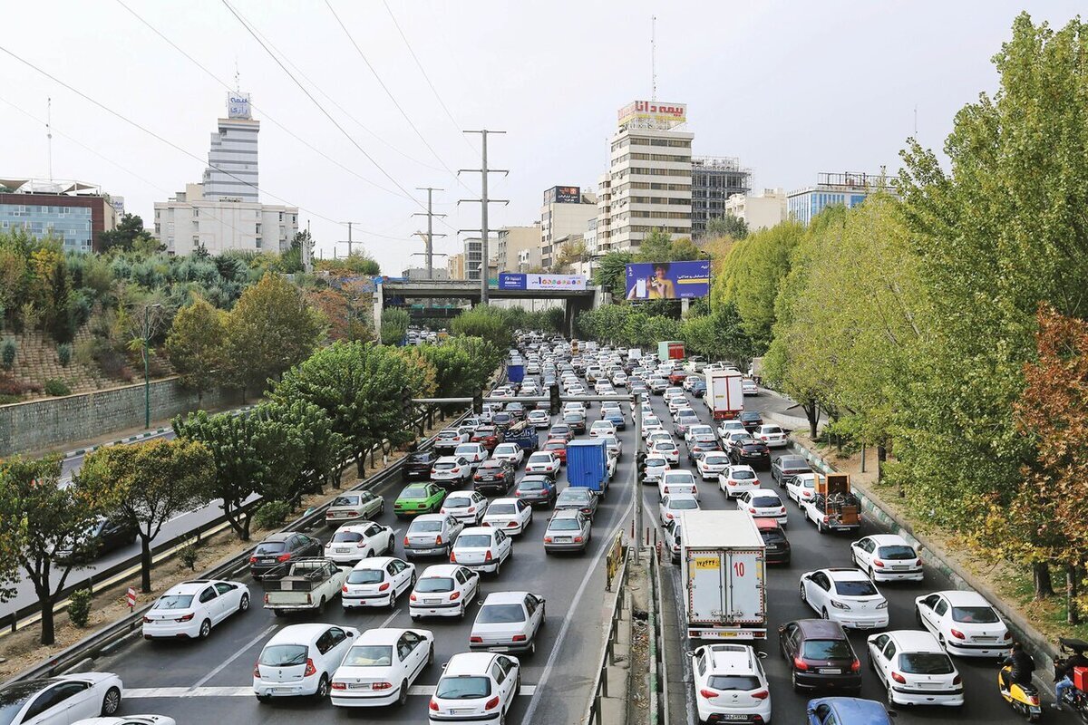 ترافیک سنگین در آزادراه قزوین_ کرج و محور شهریار تهران