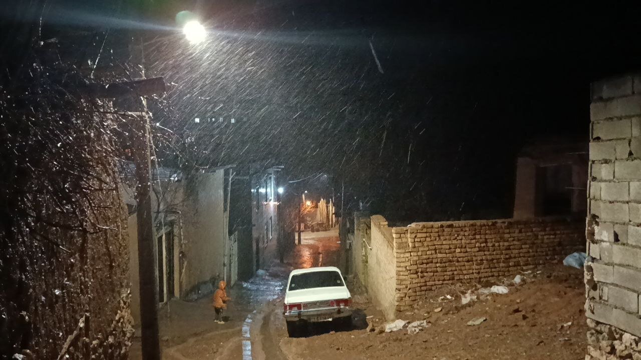 گزارش تصویری از آسمان بارانی روستای گردشگری توآباد