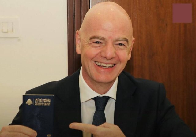 اینفانتینو تابعیت لبنان گرفت