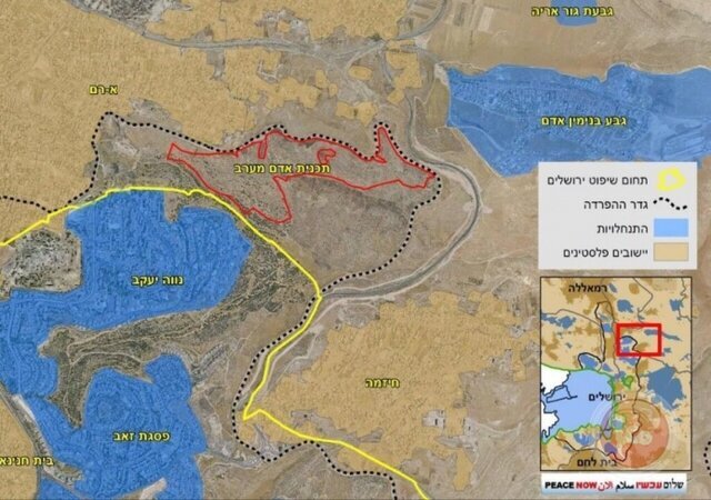 طرح تلآویو برای گسترش مساحت قدس برای اولین بار از ۱۹۶۷