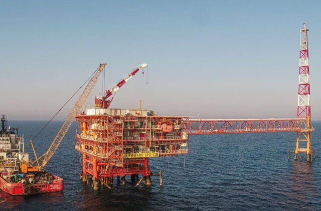 جهش ۱.۵ میلیون مترمکعبی تولید گاز در پارس جنوبی