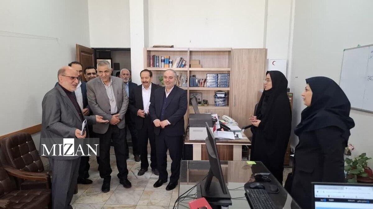 بازدید معاون منابع انسانی و امور فرهنگی قوه قضاییه از محاکم تجدیدنظر استان اصفهان