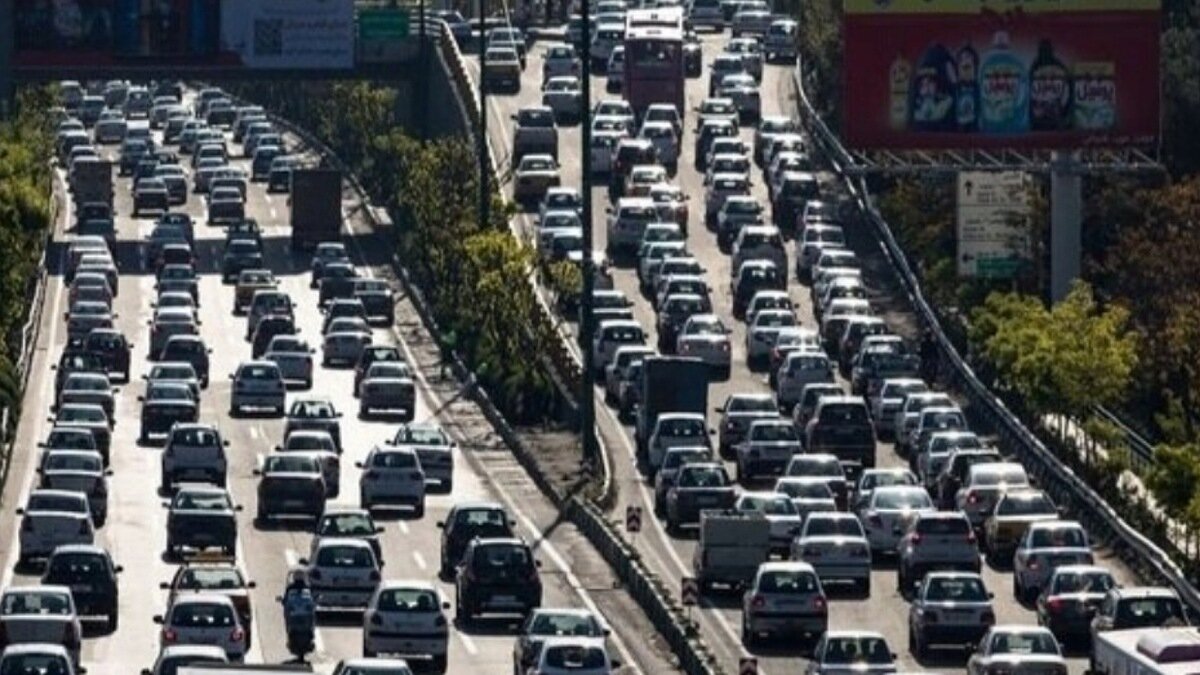 وضعیت ترافیک صبحگاهی معابر و بزرگراههای تهران