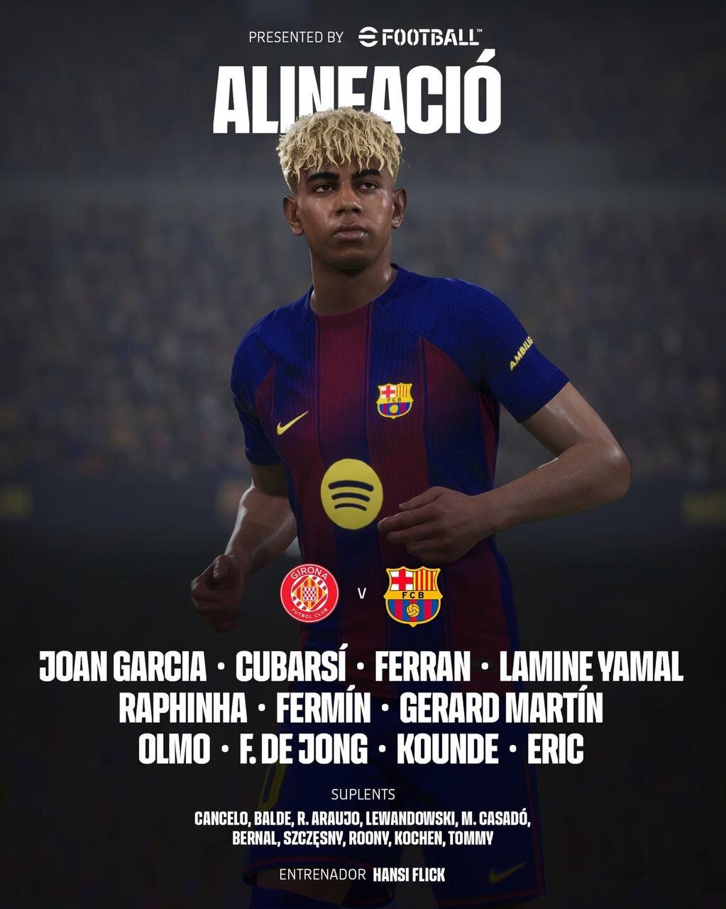 ترکیب خیرونا-بارسلونا؛ بمب فلیک!