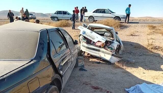 تصادف مگان با پژو 3 فوتی برجا گذاشت