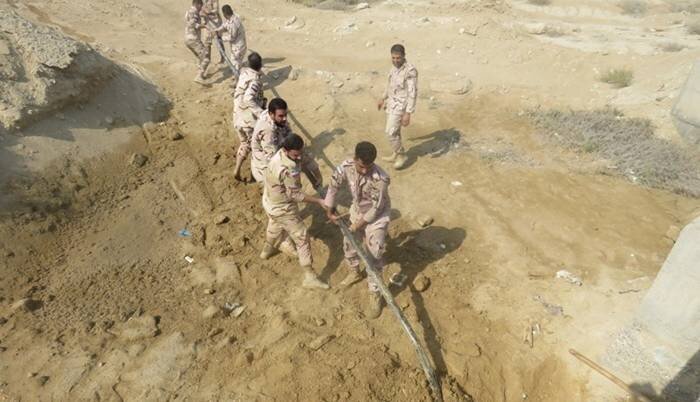 انهدام خط لوله ۳ هزار متری انتقال سوخت قاچاق