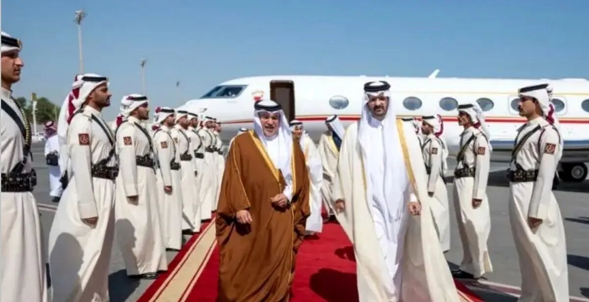 سفر ولیعهد بحرین به قطر